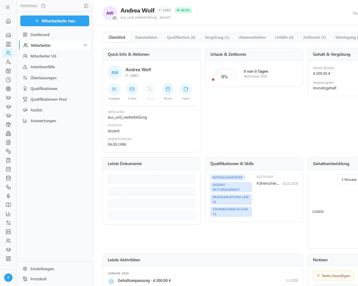 HRSyn. Screenshot
