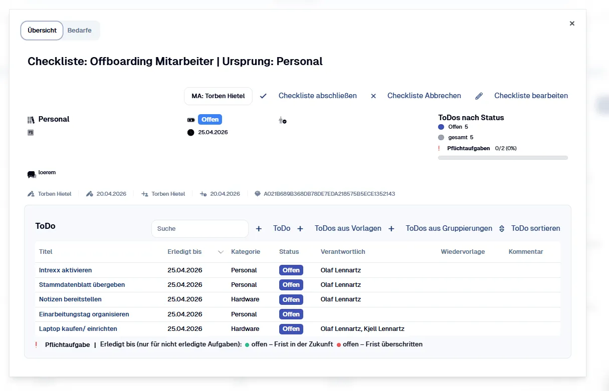 ProjektSyn — Screenshot