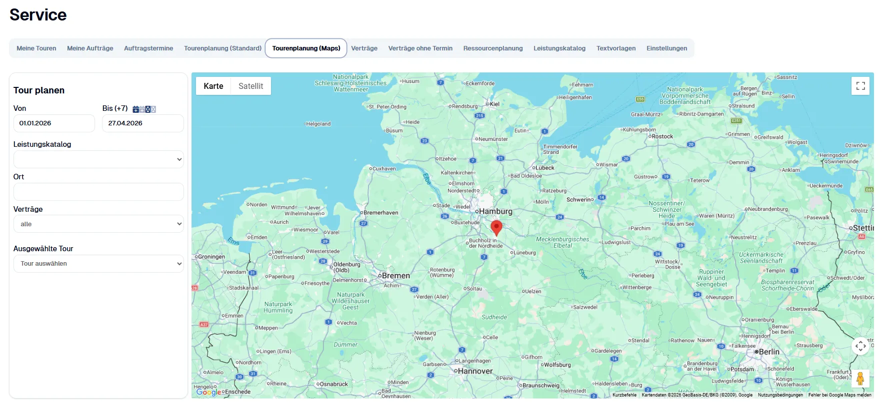 ServiceSyn: Einsatz wird geplant.